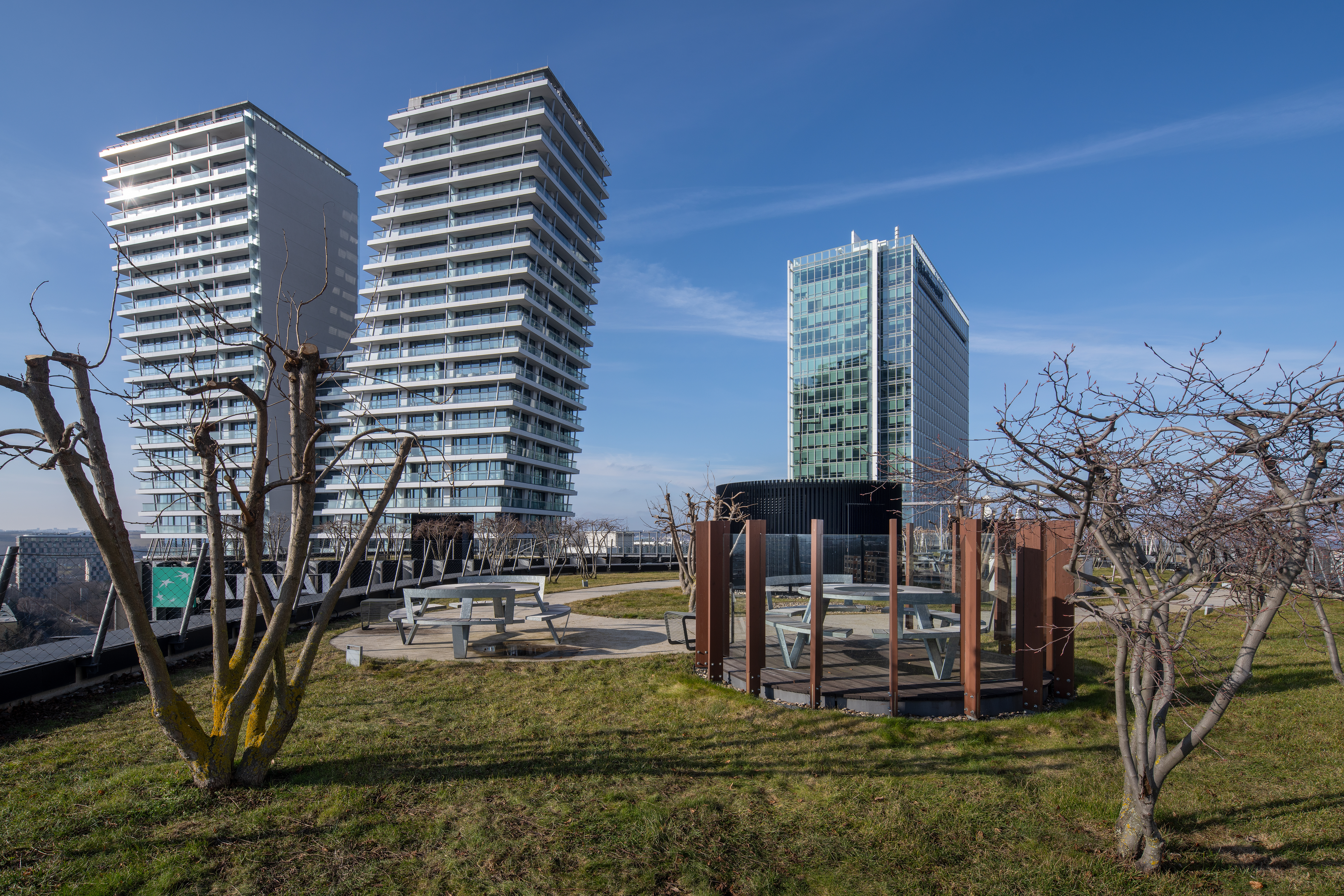 Open-plan office floor