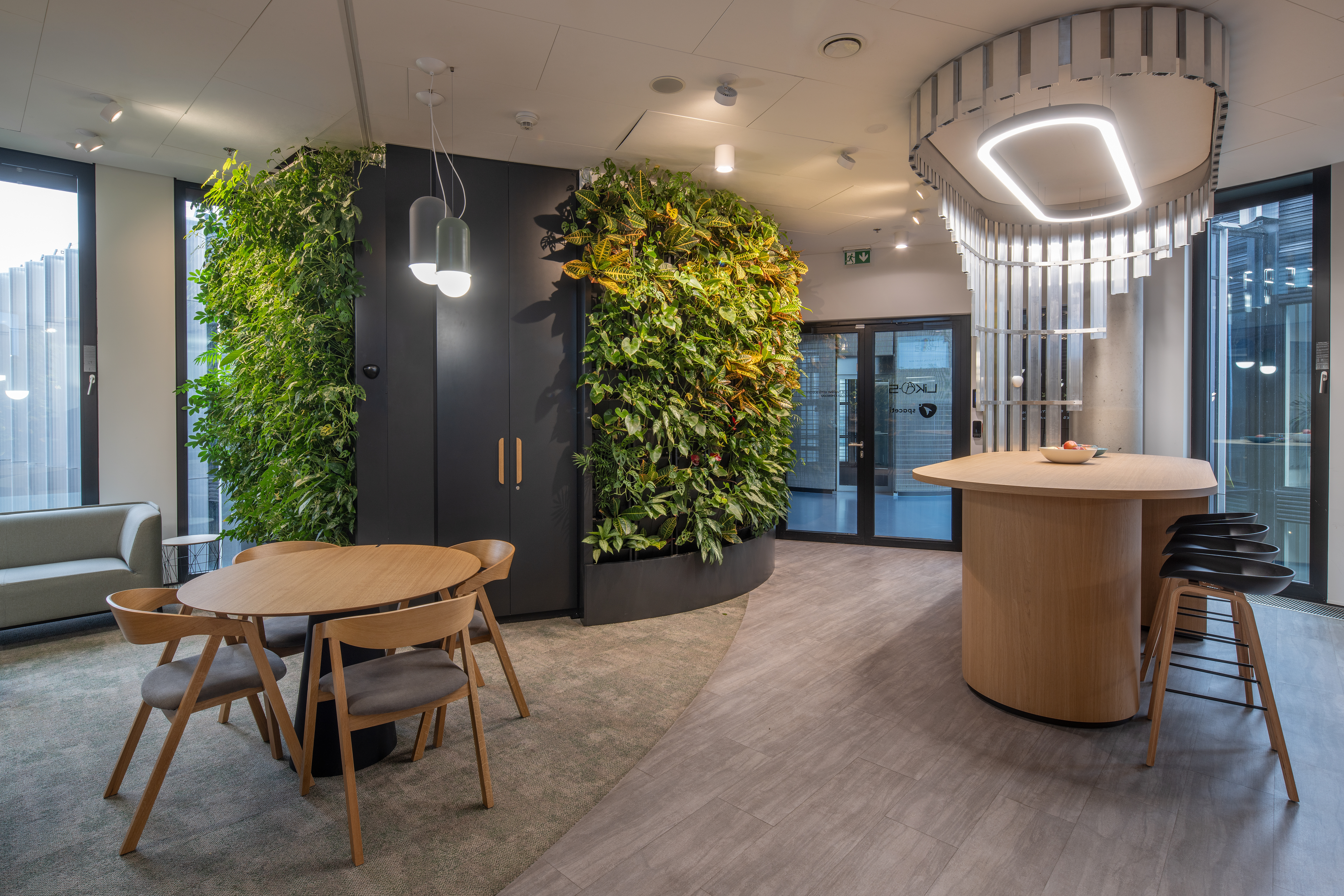 Interior atrium detail