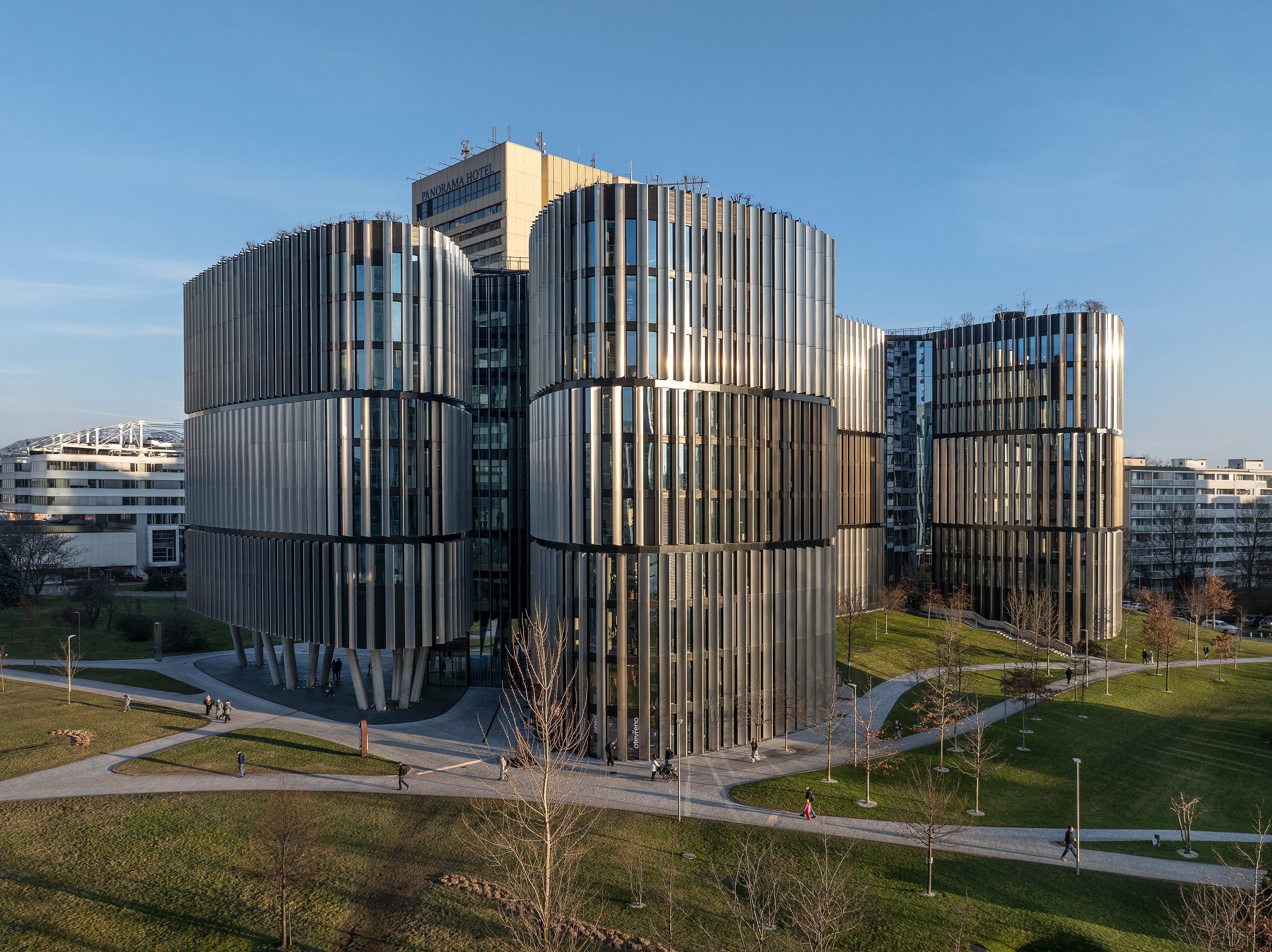 Aerial view of Main Point Pankrac